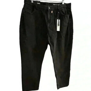 Noisy May Women's Mom‎ Fit High Waist Black Jeans Size 40